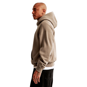 Sudadera con Capucha Personalizada de Invierno ODM, Estilo Hip Hop Urbano, Hombros Caídos, Forro Polar, Diseño Gráfico - Product Image 3