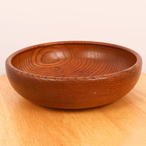 Utensilios de cocina ecológicos, cuenco biodegradable para servir, decoración sostenible para el hogar, cuenco de madera hecho a mano, cocina rústica esencial para comedor - Product Image 4