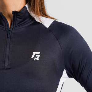 Heritage Navy Tennis <b>Jacket</b> for <b>Spring</b> Stand Collar Breathable Feature - Product Image 5
