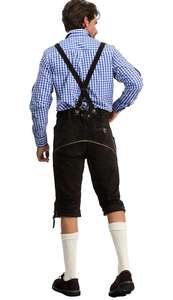 Shemax Trachten Shorts pour hommes Lederhosen Shaded Grey OEM Custom New Bavarian Oktoberfest Lederhosen - Product Image 4