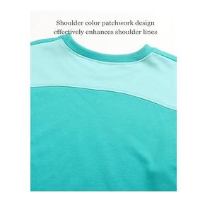 Oversized Heavy Cotton Knitted Fleece <b>Men's</b> Sweatshirt 100% Cotton <b>Long</b> Sleeves Casual Warm Anti-Wrinkle <b>Lined</b> - Product Image 4