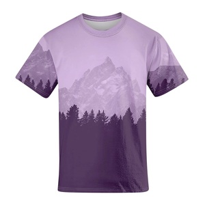 High Quality Polyester/Cotton Custom Printed Blank Formal Heavyweight Oversized T-Shirt for Men - Product Image 3