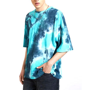 เสื้อยืดคอกลมแขนสามส่วนสำหรับผู้ชายพิมพ์ลายด้วยการระเหิดแบบดิจิทัลพร้อมโลโก้แบบกำหนดเอง - Product Image 3