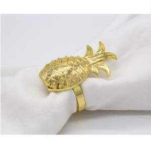 Décoration de table de dîner rond de serviette en acier inoxydable argenterie rond de serviette en métal pour décor de fête de mariage et salle à manger élégante - Product Image 3