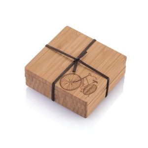 Dessous de verre en bois naturel Dessous de verre décoratifs pour la cuisine Table à manger pour la maison Dessous de verre en noyer - Product Image 6