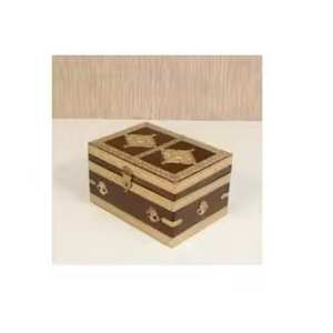 Joyero de madera MDF ecológico para embalaje de regalo, caja de madera decorativa con logotipo personalizado para fiesta de boda - Product Image 5