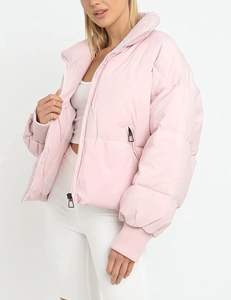 Veste matelassée de haute qualité pour femmes, design haut de gamme, été/hiver, fermeture éclair, manches longues, grande taille, respirante, design de marque personnalisé - Product Image 2
