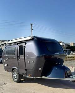 Petit Rv Camper Travel Trailer Blanc et Noir Offroad Petite caravane Rvs Campers avec salle de bain à vendre aux États-Unis à bas prix - Product Image 2