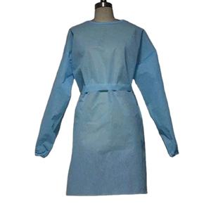 Bata quirúrgica desechable impermeable de tela no tejida SMS para aislamiento médico, venta al por mayor - Product Image 5