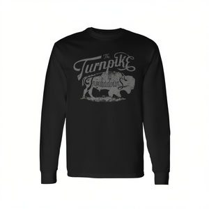 T-shirt vintage distressed a maniche lunghe con stampa country music - Promozionale - Product Image 2