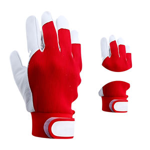 Meilleure vente tendance AMARA gants de mécanicien en cuir de chèvre rouge extérieur cyclisme décontracté respirant thermique écologique Keystone - Product Image 3