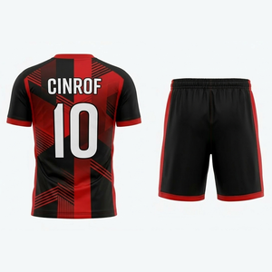 premium soccer uniform set breathable durable for amateur players custom soccer team uniform full dye sublimation printing - Product Image 4