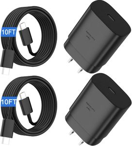 Adaptadores de Corriente de Carga Súper Rápida PD de 25W, <span class=keywords><strong>Cargador</strong></span> de Pared USB-C, Adaptador de Carga Tipo C <span class=keywords><strong>para</strong></span> <span class=keywords><strong>Samsung</strong></span> Galaxy S26 S25 S24, Más Vendidos - Product Image 1