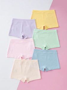 Boxers spandex en coton biologique pour filles teinture naturelle sous-vêtements durables confortables avec service ODM fabriqués au Vietnam - Product Image 2