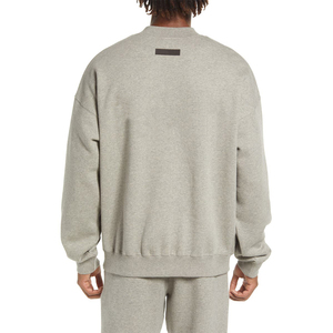 100% coton brodé pull sweat pour hommes solide motif hiver polaire doublure sweat à capuche et sweats - Product Image 5