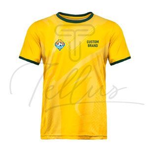 Camiseta de Fútbol para Hombre, Nueva, de Alta Calidad, 100% Poliéster Elástico, Antibacteriana, Transpirable, Personalizable - Product Image 3