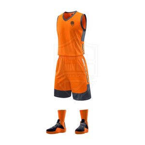 High Quality Custom Color Basketball Uniform Kit for Adults Factory Manufactured Sports Wear Printed Sets - Product Image 2