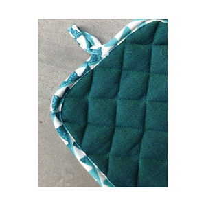 Couleur noire épais Durable 100% coton brodé résistant à la chaleur matelassé cuisine four tampon durable OEM ODM valeur Pack support de Pot - Product Image 3