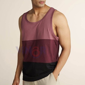 เสื้อกล้ามผู้ชายผ้าฝ้าย100% ลำลองฤดูร้อนระบายอากาศแห้งเร็วเป็นมิตรกับสิ่งแวดล้อมโลโก้กำหนดเองได้สำหรับยิมฟิตเนส - Product Image 6