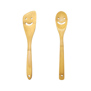 Venta al por mayor cuchara de madera espátula accesorios utensilios de cocina soporte Natural excelente madera utensilios de cocina - Product Image 5