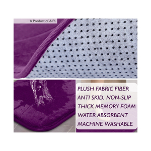 Premium Quality Non Slip Water Absorbent <b>Bathroom</b> Rug <b>Mats</b> Includes <b>Set</b> Of 5 From Indian Supplier - Product Image 1