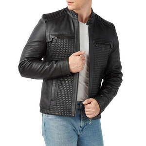 Chaqueta de cuero de moda ligera de alta calidad para hombres disponible en todos los tamaños nuevo estilo transpirable cómodo chaqueta de cuero para hombres - Product Image 2