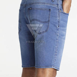 กางเกงยีนส์ขาสั้นของผู้ชายกางเกงขาสั้นขายาว - Product Image 6