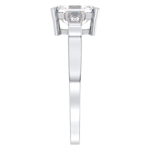 REYES personnalisé 14K or blanc mariage bijoux de mode 1.44Ct taille ovale Moissanite bagues de fiançailles prix d'usine en gros - Product Image 4