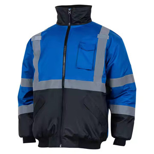 Chaqueta de Seguridad Reflectante de Alta Visibilidad para Hombre, Precio al por Mayor OEM ODM, Logotipo Frontal en Lona, Ropa de Trabajo Transpirable - Product Image 6