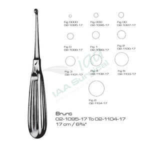 Cureta de Hueso Bruns de Acero Inoxidable de 3 mm, Instrumentos Quirúrgicos, Instrumentos Ortopédicos, Servicio OEM - Product Image 4