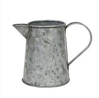 Design antique en métal galvanisé café jus de fruits lait pichet eau vin Bar maison bureau décoratif salon jardin