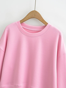 2025 temporada de invierno tendencia mujer manga larga Jogger ropa para correr sudadera colección ropa de gimnasio - Product Image 2