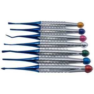 HOT (SALE) PDL Luxation Racine Elevateurs Dentaire Précis Périotomes Lot de 7 Instruments en Acier Inoxydable - Product Image 1