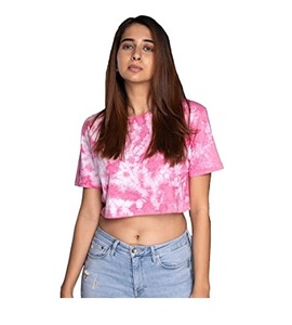 <b>Top</b> Trending Women Crop <b>Top</b> T Shirt Plus Size Street Casual Fashion Loose Fit Breathable Crop <b>Top</b> T Shirts For Women - Product Image 5