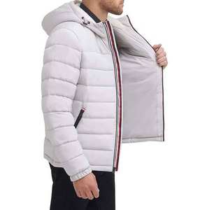 Spring And Autumn Fashion High Street <b>Coats</b> Men's Jacket New Fashion Brand Loose <b>Coat</b> Casual Hooded 100% Polyester puffer jacket - Product Image 5