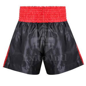 กางเกงขาสั้นผู้ชายแห้งเร็วแบบแห้งเร็วกางเกงขาสั้นไทยสวมใส่สบายออกแบบได้ตามต้องการสำหรับชุดศิลปะการต่อสู้แบบ MMA - Product Image 2