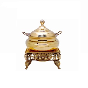 จานร้อนเสิร์ฟอาหารจานร้อนแบบบัฟเฟอร์สำหรับงานแต่งงานดีไซน์คลาสสิก - Product Image 1