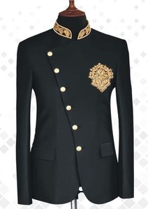 NEW--ELEGANT GOLD ZARI EMBROIDERY on INDO-WESTERN COAT WITH <b>PANT</b> DRESS for PARTY-WEAR/WEDDING @ 2023 - Product Image 2