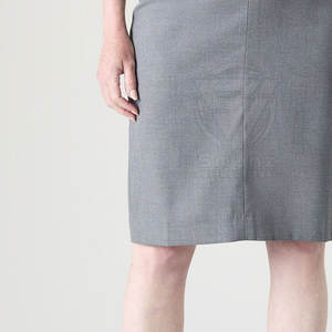 Traje de Negocios de Lujo de 2 Piezas para Mujer, Vestido Formal Profesional Sólido para Primavera y Otoño, Falda de Oficina 100% Algodón - Product Image 4