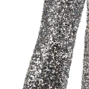 Pantalon à jambes larges à paillettes Alli Design évasé argenté Détaillant de paillettes rayonnantes Elégant Party Wear - Product Image 5