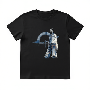 T-Shirt Unisex 100% Cotone 210GSM, Vestibilità Oversize Casual, Stampa Personalizzata Serigrafica di Rose, Stampa DTG, Maglietta Compressa - Product Image 2