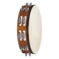 Precio de Venta caliente Precioso Color sólido Pandereta Instrumento musical Diseño personalizado Pandereta