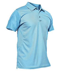 Camisetas Casuales Lisas de Alta Calidad al por Mayor, Camiseta Polo Bordada, Ropa con Logotipo Personalizado, Camiseta Polo Simple para Hombre - Product Image 3