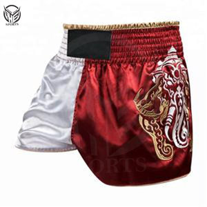 Shorts de boxe pour hommes, prix de gros, faible MOQ, meilleur matériau, tissu personnalisé, shorts d'entraînement, shorts de lutte. - Product Image 2