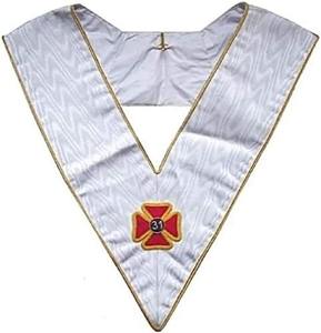 Collier d'officier maçonnique de couleur blanche, personnalisé et design, de bonne qualité, fortement recommandé, à prix raisonnable, thème ange en métal - Product Image 6