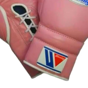 Gants de boxe professionnels à lacets, en cuir véritable rose, gants d'entraînement et de sparring, équipement de combat artisanal - Product Image 6