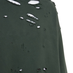 Sudadera con capucha de retazos desgastada para hombre personalizada, ropa de calle transpirable de gran tamaño, sudadera para adultos, sudaderas con capucha desgastadas de invierno con OEM - Product Image 6