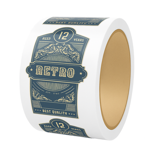 Autocollants personnalisés avec date d'expiration, papier mat en rouleau pour la promotion de marques privées, supermarchés, produits alimentaires, cosmétiques, bouteilles, pots - Product Image 2