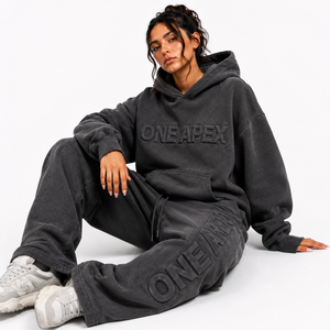 Ropa Deportiva ONEAPEX Premium Color Camel Marrón Antibacteriana Transpirable de Secado Rápido Talla Grande Estilo Urbano Corte Regular Forro Polar 100% - Product Image 5