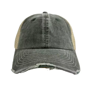 Gorra Trucker Estilo Vintage Personalizada al por Mayor, Gorra Trucker Desgastada, Gorras Trucker al por Mayor de Alta Calidad - Product Image 2